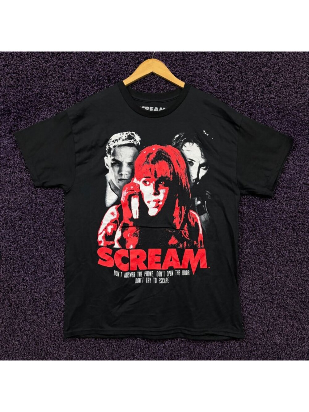 Scream Sidney, Billy and, Stu T-Shirt Size Large